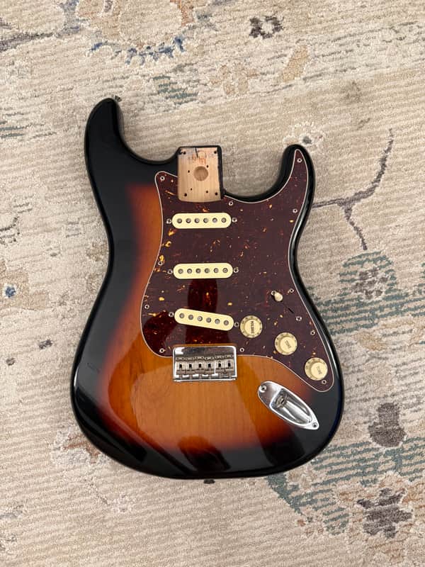 *Body Only* Robert Cray Hardtail Stratocaster Body w/ Fender Pickguard image 1