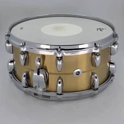 Used Gretsch G4169BBR USA Bell Brass Snare Drum 14x6.5 - Very Good image 2