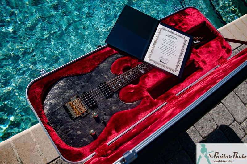 2022 Ibanez Limited Edition J Custom RG8020G - 1 of 24!! Black Quartz Finish - MINT!  -Demo Video! image 1