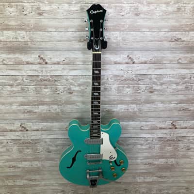 Used Epiphone  Casino VT 90s - Turqouise image 2