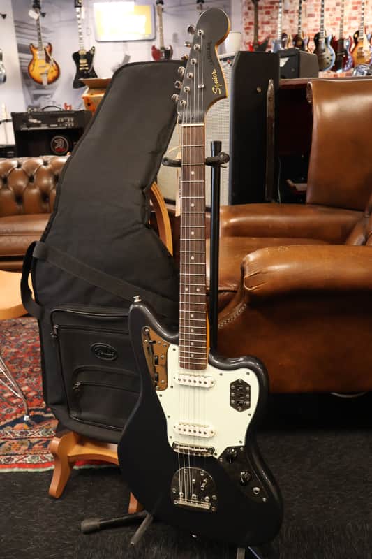 Squier FSR Classic Vibe '60s Jaguar Charcoal Frost Metallic (USED) image 1