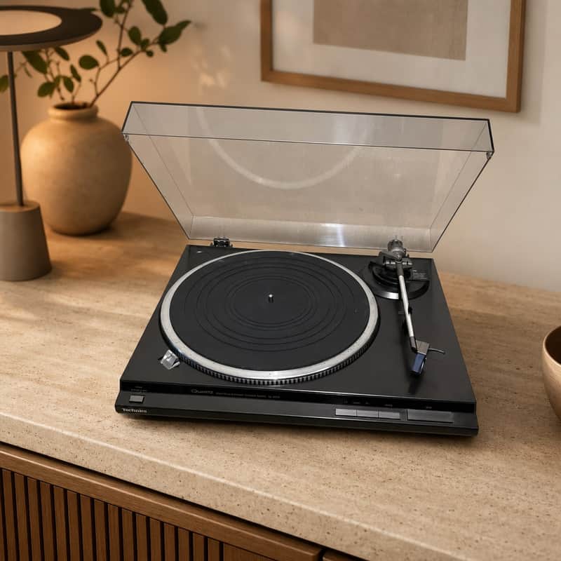Technics SL-QD22 Rare Vintage Turntable Tested Quartz Direct Drive Warranty image 1