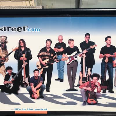 Fender Framed Bass Street Fender Artist Poster 2001 image 12