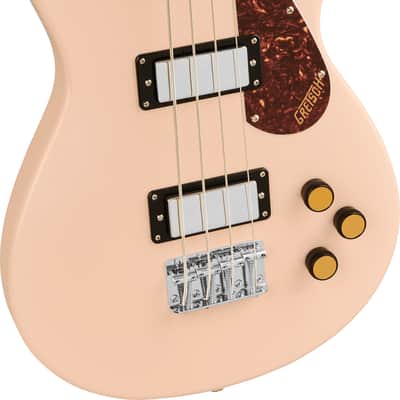 Gretsch Streamliner Jet Club Bass Single-Cut, Laurel Fingerboard, Shell Pink image 4