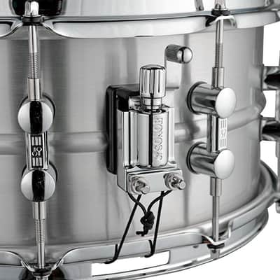 Sonor Kompressor 14"x5.75" Aluminum Snare Drum - Polished Aluminum Finish image 2
