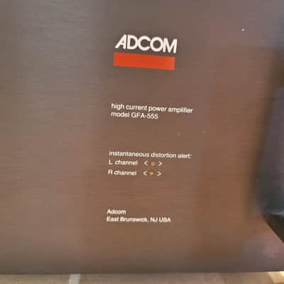 ADCOM GFA-555 Power Amplifier - 1980s - Rack Mountable image 3