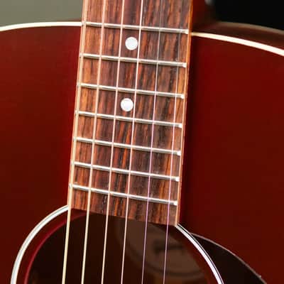 Gibson J-45 Special Dreadnought Acoustic/Electric Guitar - Satin Wine Red with Gig Bag image 10