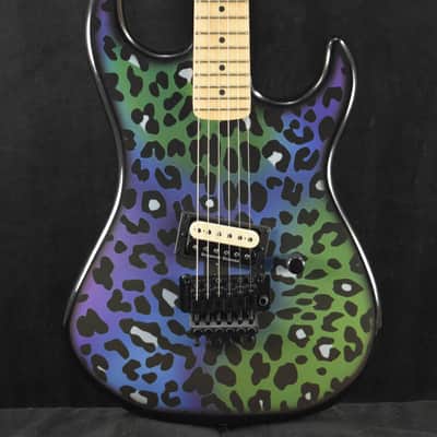 Kramer Baretta "Feral Cat" Custom Graphic Rainbow Leopard B-STOCK image 1