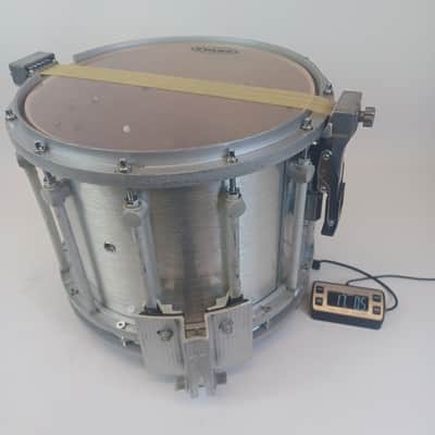 Yamaha 12x14"SFZ Brushed Chrome Marching Snare Drum Japan Die-Cast Rims 9214U image 16