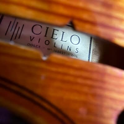 Cielo Dolce 1/16 Size Violin Outfit w/ Case - Used, Good Condition image 2