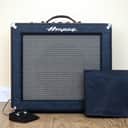 1962 Ampeg Reverberocket R-12R Vintage Tube Amp Navy Random Flair w/Cover, ftsw