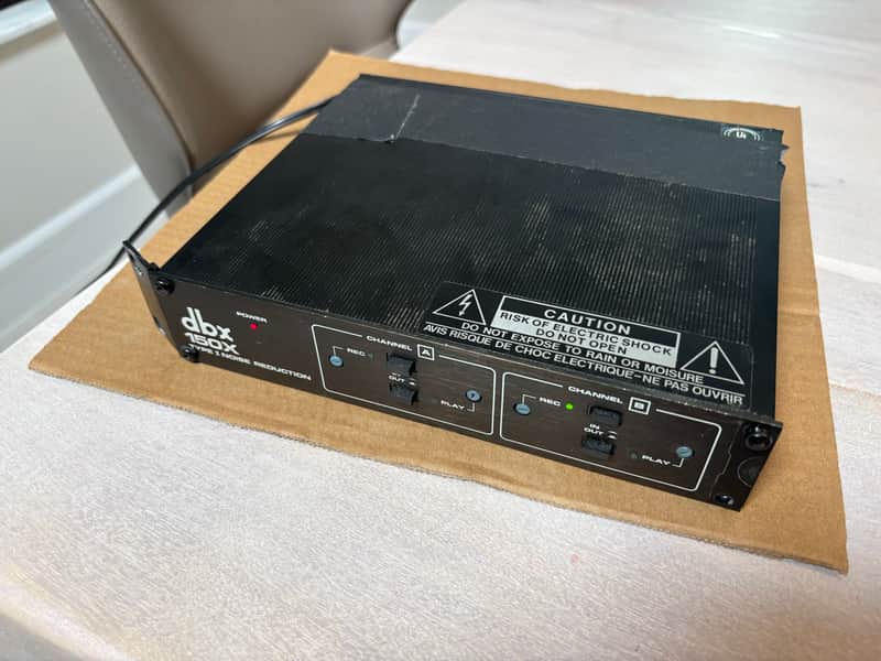 dbx 150 2-Channel Type I Noise Reduction System 1980s - Black image 1