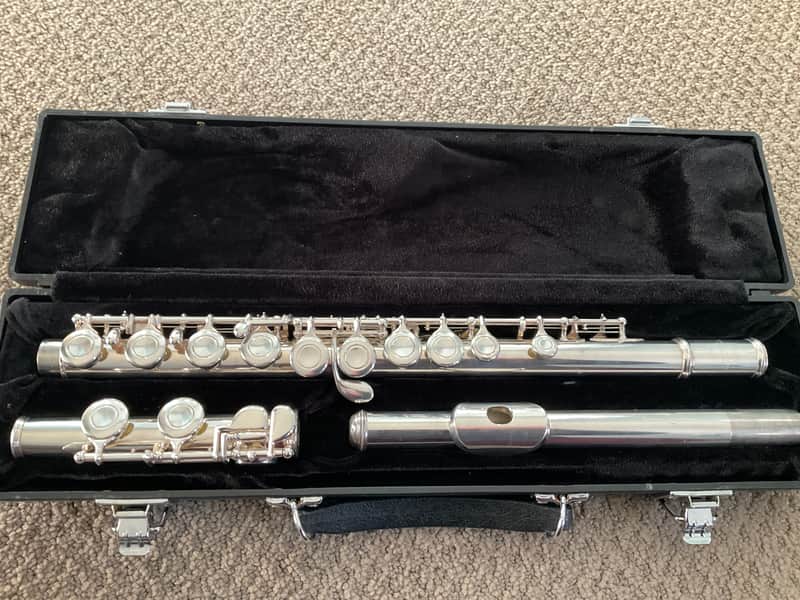 Yamaha 225SIi - Silverplated Flute Clean/All New Pads Bild 1