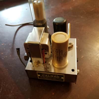 Calrad PRE-105 Tube Preamp Optical Movie Soundtrack?  Projector?  6SC7 1960s - Bright Chrome image 7
