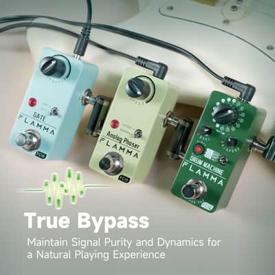 FLAMMA Noise Gate Pedal FC10 Noise Killer Guitar Pedal Noise Suppressor Effect 2 Modes for Electric Guitar and Bass True Bypass Visit the FLAMMA Store image 5