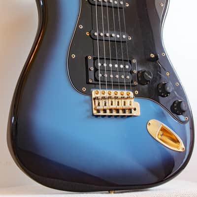 Used Yamaha ST535RX 80s MIJ Strat HSS Blueburst image 13