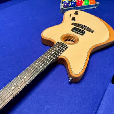 Fender American Acoustasonic Jazzmaster - Natural image 9