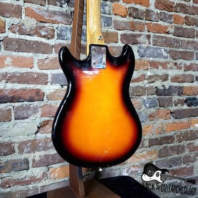 Harmony H-801 Electric Guitar (1970s, Sunburst) image 16