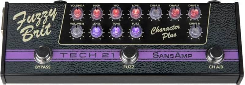 Tech 21- SansAmp Character Series Plus Fuzzy Brit Pedal image 1