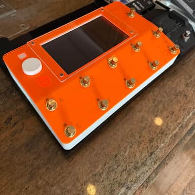 Orange Neon Fluorescent Magnetic Quad Cortex StompGuard Protective Cover image 4