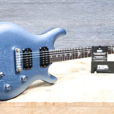 PRS SE CE 24 Standard Stoptail Satin Ice Blue Metallic Electric Guitar w/Bag image 9