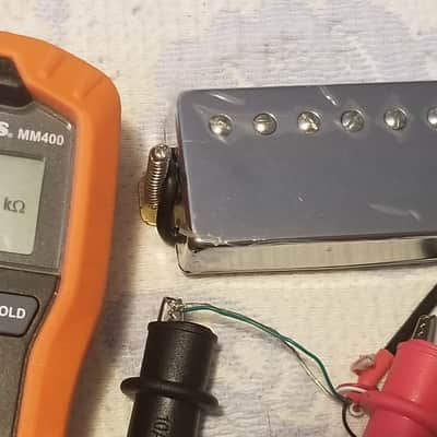 GUITAR HUMBUCKER NECK PICKUP, CHROME image 4
