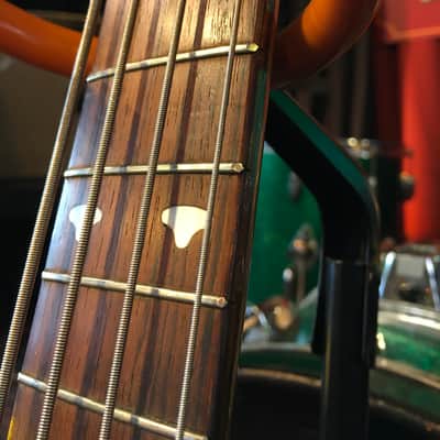 RARE 60s Teisco EP-200B Hollowbody Short Scale Bass image 17
