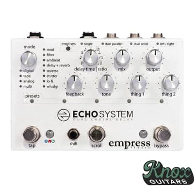 NEW Empress Echosystem Dual Engine Delay 2010s - White