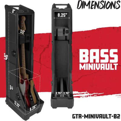 Gator 2-in-1 Hard Case for Two Electric Bass Guitars, | Reverb