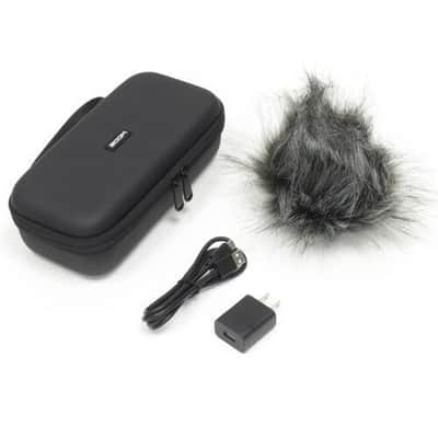 Zoom H6essential 6-Track 32-Bit Float Portable Audio Recorder Bundle with Hairy Windscreen, Case, AC Adapter, USB-C Cable, 32GB SD Card and Mini Tripod image 3
