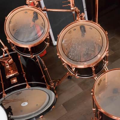 Sonor HiLite Exclusive 10 Piece Copper Drum Kit Set John Tempesta RETURN TO CLIENT #27721 image 13