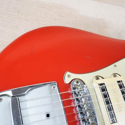Yamaha SG-3 1966 Coral Red Vintage Japan w/ Bag image 8