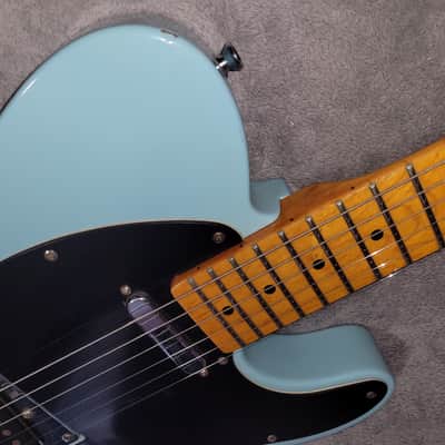 SX Vintage Series Telecaster-style guitar, 2000s Seafoam image 11