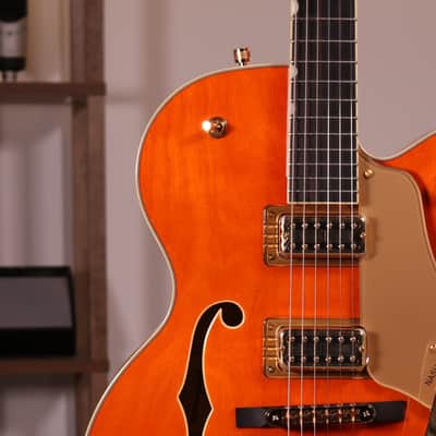 Gretsch Synchromatic Nashville Hollow Body - Ebony Fingerboard, 50's Orange Stain image 5