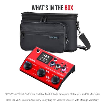 Boss  Ve-22 Vocal processor and Carry Bag Bundle image 7