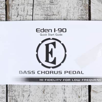Eden I90 Professional Chorus Electric Bass Guitar Effects Pedal w Power Supply image 14