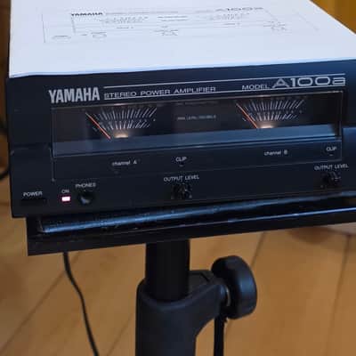 Yamaha A100a A 100 2 Channel Stereo Power Amp Amplifier image 3
