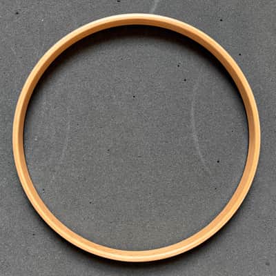 Craviotto 12" Wood Hoops with Red Inlay image 3