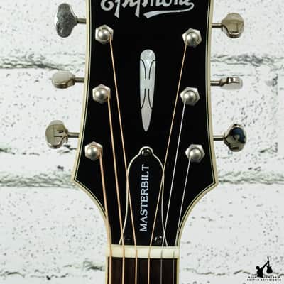 Epiphone Masterbuilt DR-500MCE Vintage Sunburst image 6