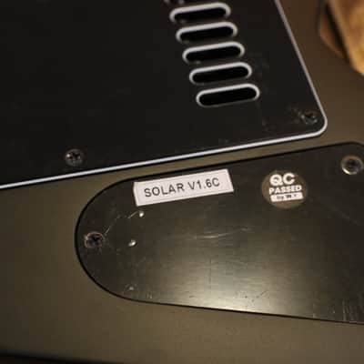 Solar V1.6C Carbon BK Matte Electric Guitar image 7
