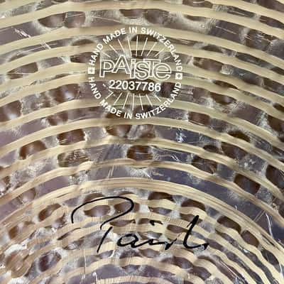 Paiste 20" Signature Traditionals Light Flat Ride Cymbal 1996 - Present - Traditional image 5