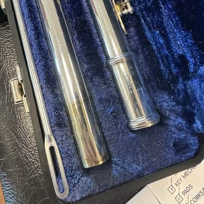 Armstrong 103 Open Hole Flute (Inline G) 1979 - Silver image 2