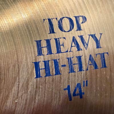 Vintage ‘83 Paiste 602 Blue Label 14” Heavy Hi Hat image 4