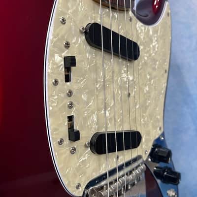 2004 Fender MG-73 Competition Mustang Old Candy Apple Red, CIJ image 6