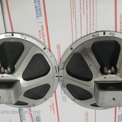 12" RCA ALNICO SPEAKERS PAIR #961628 VINTAGE HI-FI WIDE RANGE OR GUITAR image 4