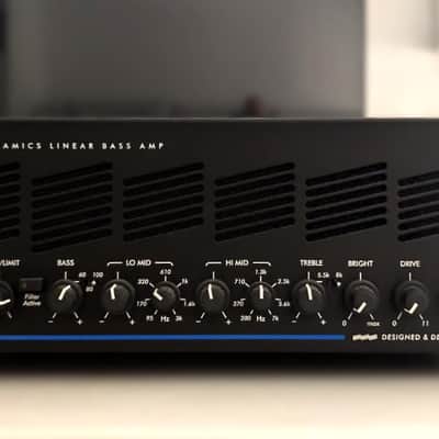 EBS 802 750-Watt Bass Amp Head 2020 - Present - Black image 3