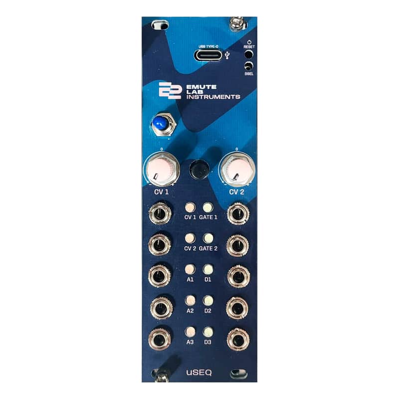 eMute Lab Instruments uSEQ Eurorack Live-Coding Voltage Generator Module image 1