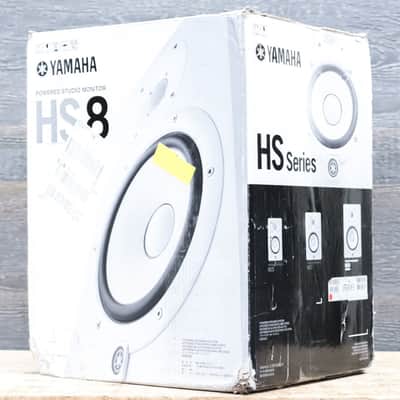 Yamaha HS8 White Powered Studio Monitor 120W 1x8" Woofer Studio Monitor w/Box image 6
