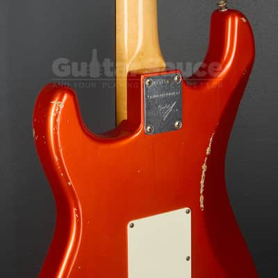 Fender Custom Shop Limited Edition 64 Stratocaster Candy Tangerine Red 2009 Used (COD 29UG) image 14