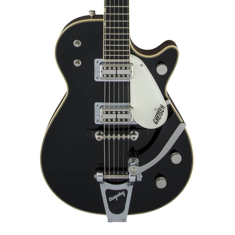 Gretsch G6128T-59 Vintage Select ’59 Duo Jet with Bigsby TV Jones Black image 1